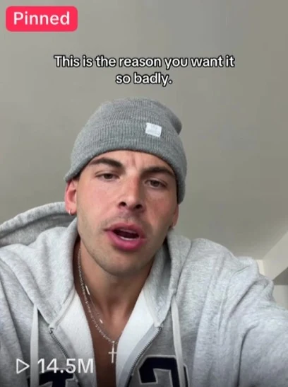 Austin's pinned TikTok, 14.5M views